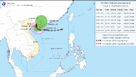 Storm brings heavy rains to northern Vietnam