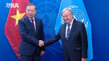 Top Vietnamese leader meets UN Secretary-General