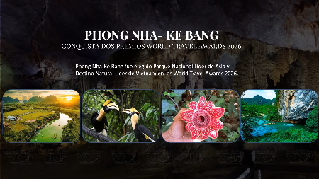 Phong Nha-Ke Bang conquista dos premios World Travel Awards 2026