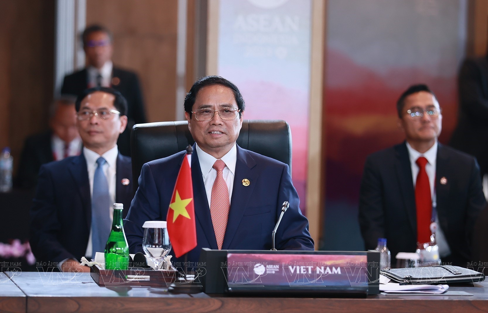 Thủ tướng Phạm Minh Chính lắng nghe, tham gia đối thoại về Cộng đồng ASEAN
