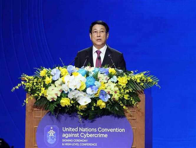 Vietnamese State Presidents welcome remarks at Signing Ceremony of UN Convention against Cybercrime