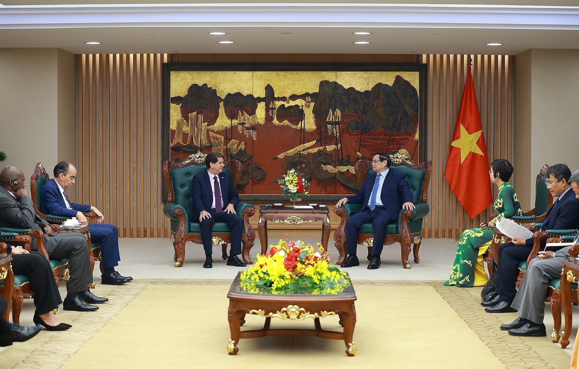 Thủ tướng Phạm Minh Chính tiếp Chủ tịch hãng Thông tấn Prensa Latina, Cuba