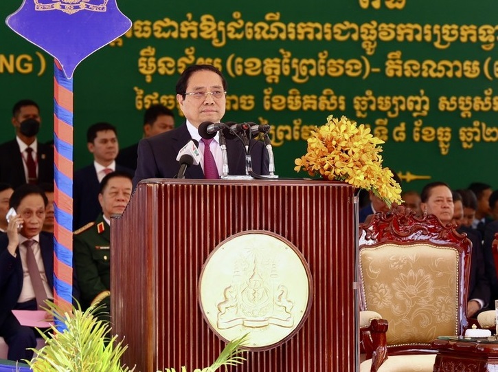 ເປີດສະຫຼອງຄູ່ດ່ານຊາຍແດນສາກົນ ເຕິນນາມ (ຫວຽດນາມ) ແລະ Meun Chey (ກຳປູເຈຍ)