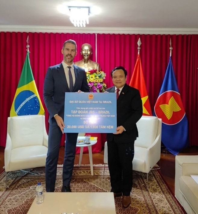 Nhật Bản, Brazil hỗ trợ Việt Nam khắc phục hậu quả bão lũ