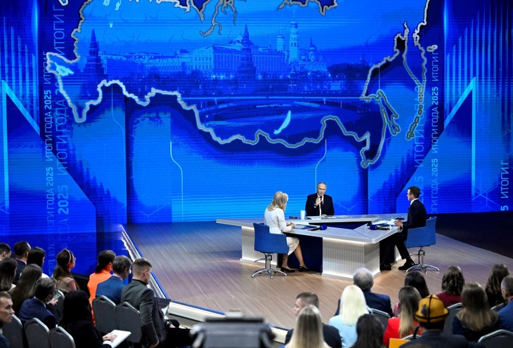 ມີກ່ວາ 2 ລ້ານຄຳຖາມໄດ້ສົ່ງໄປຍັງປະທານາທິບໍດີ ລັດເຊຍ Vladimir Putin ໃນການປະຊຸມຂ່າວທ້າຍປີ