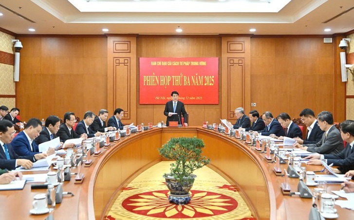 ທ່ານປະທານປະເທດ ເລືອງເກື່ອງ ເປັນປະທານວາລະປະຊຸມເທື່ອທີ 3, ຄະນະຊີ້ນຳການປະຕິຮູບຕຸລາການສູນກາງ