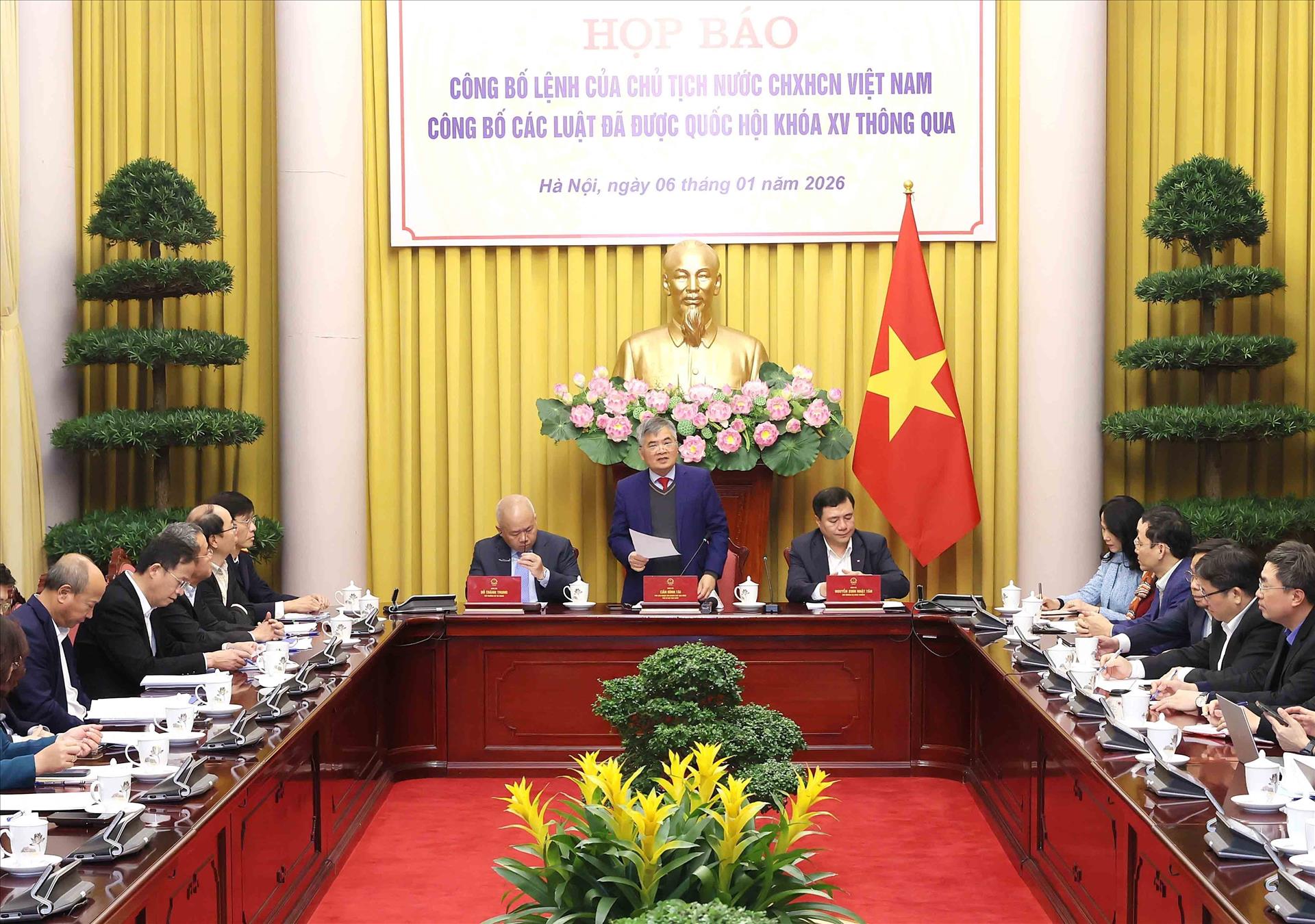 Công bố Lệnh của Chủ tịch nước về 12 luật: Nâng cao hiệu quả quản lý, sử dụng các nguồn lực quốc gia