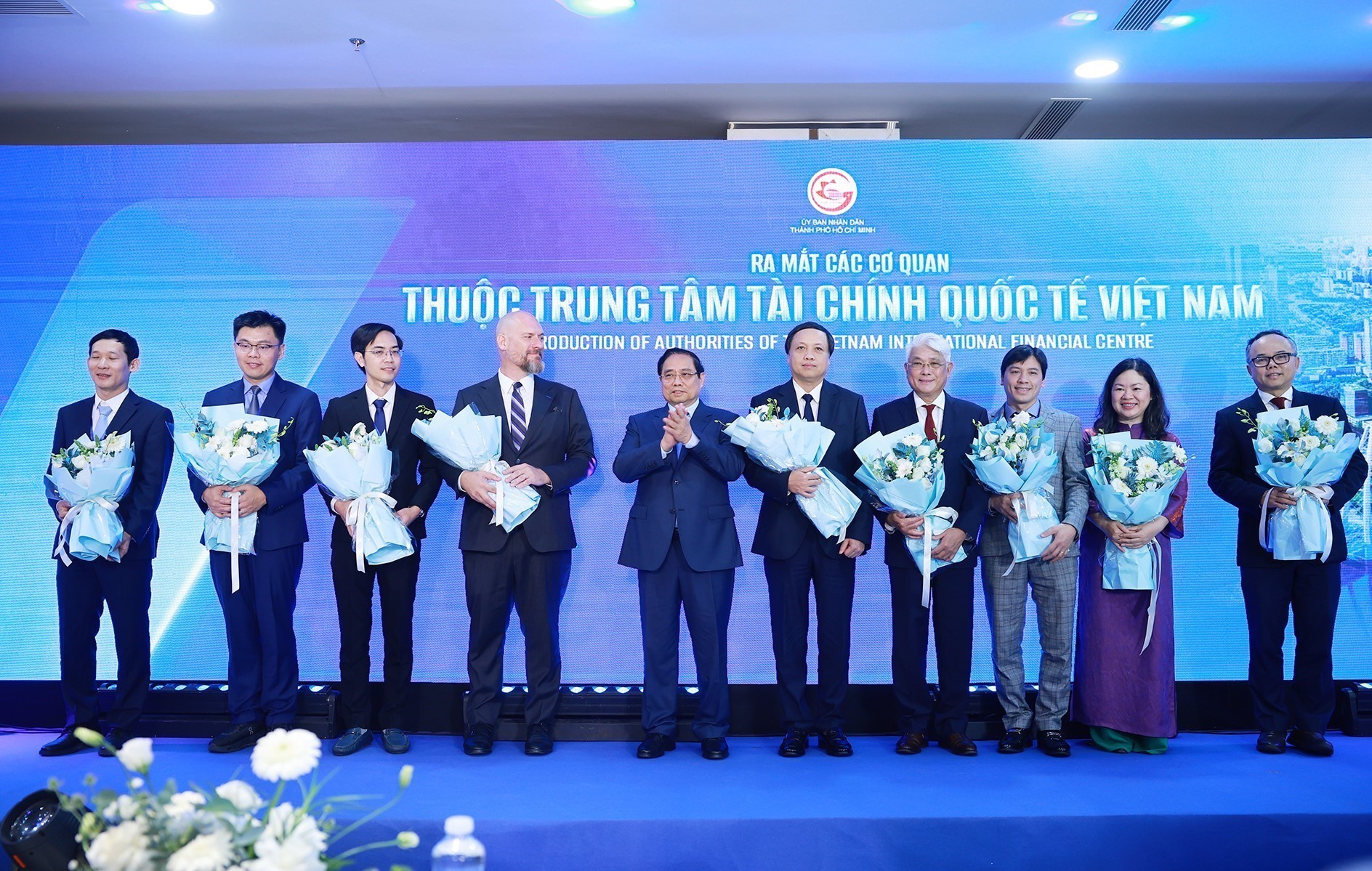 Thủ tướng Phạm Minh Chính tuyên bố ra mắt Trung tâm Tài chính quốc tế Việt Nam tại Thành phố Hồ Chí Minh