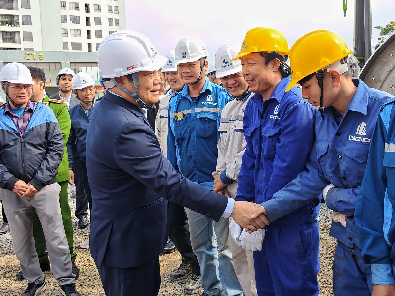 Chủ tịch UBND thành phố Hà Nội kiểm tra tiến độ các dự án chống ngập trọng điểm