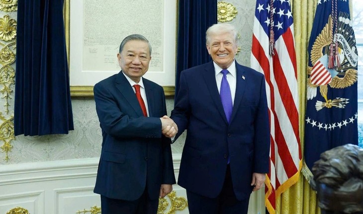 トー・ラム書記長とトランプ大統領が会談 包括的戦略的パートナーシップの安定的かつ実質的な発展で合意