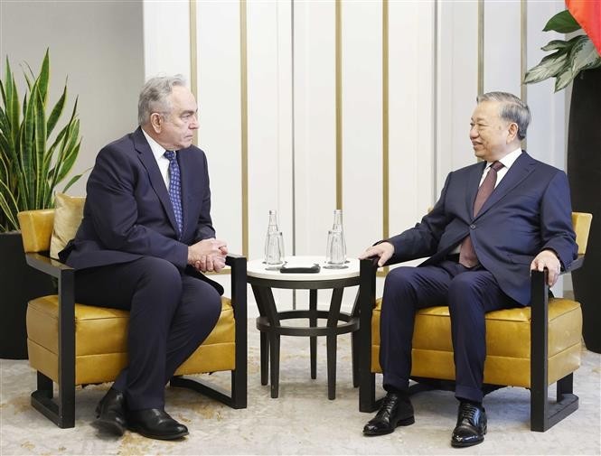 トー・ラム書記長、キャンベル元国務副長官と会談 米国企業の投資拡大に期待