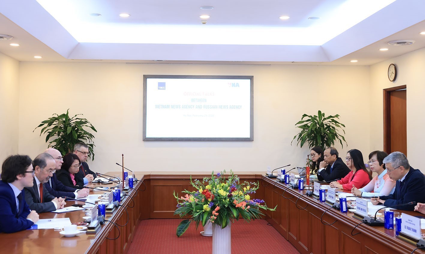 TTXVN - TASS củng cố quan hệ truyền thống, hướng tới hợp tác đa phương tiện và chuyển đổi số
