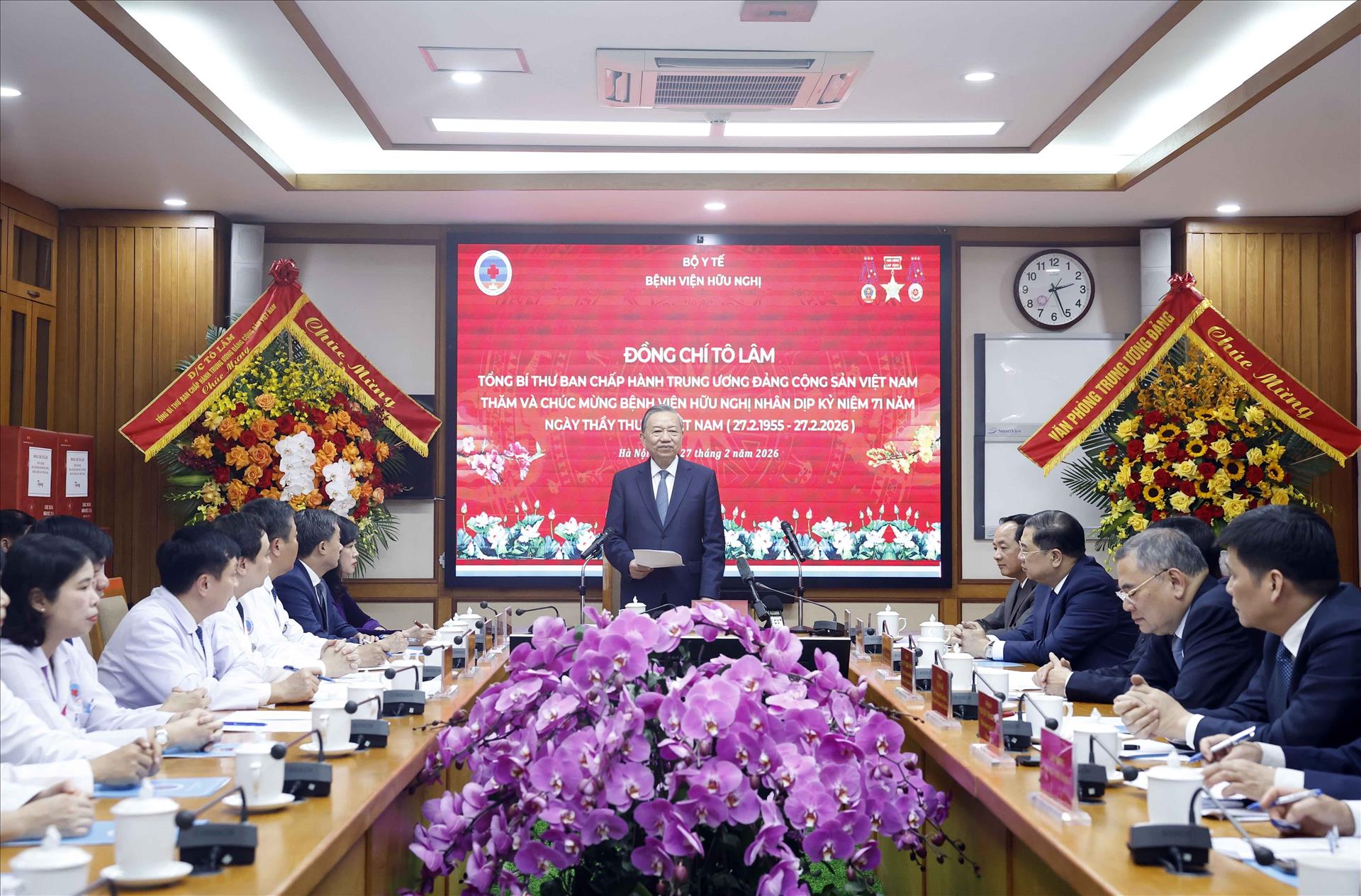 Tổng Bí thư Tô Lâm: Mỗi thầy thuốc phải là điểm tựa của người bệnh trong những thời khắc khó khăn nhất