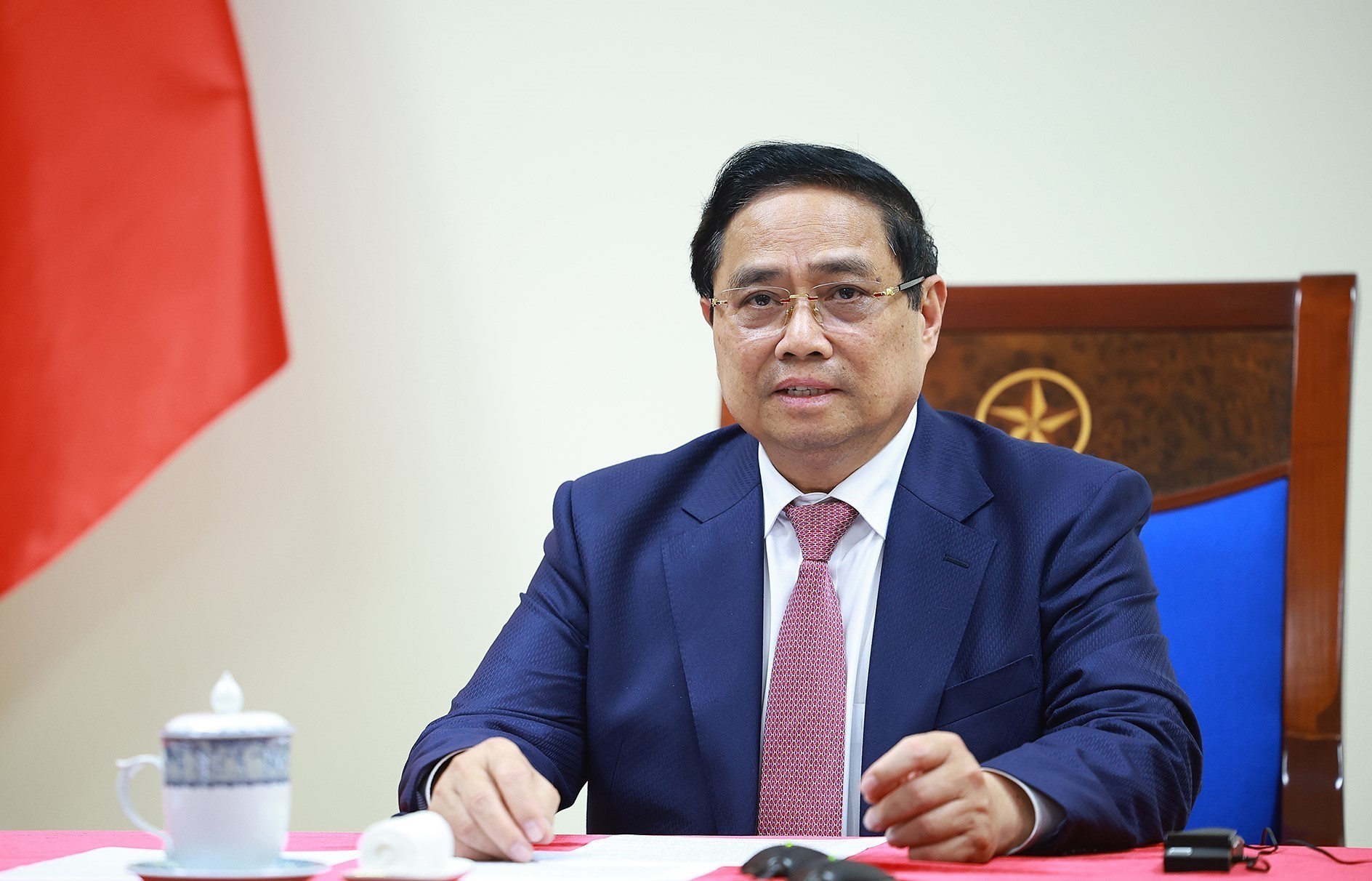 Thủ tướng Phạm Minh Chính điện đàm với Tổng thống Cộng hòa Angola