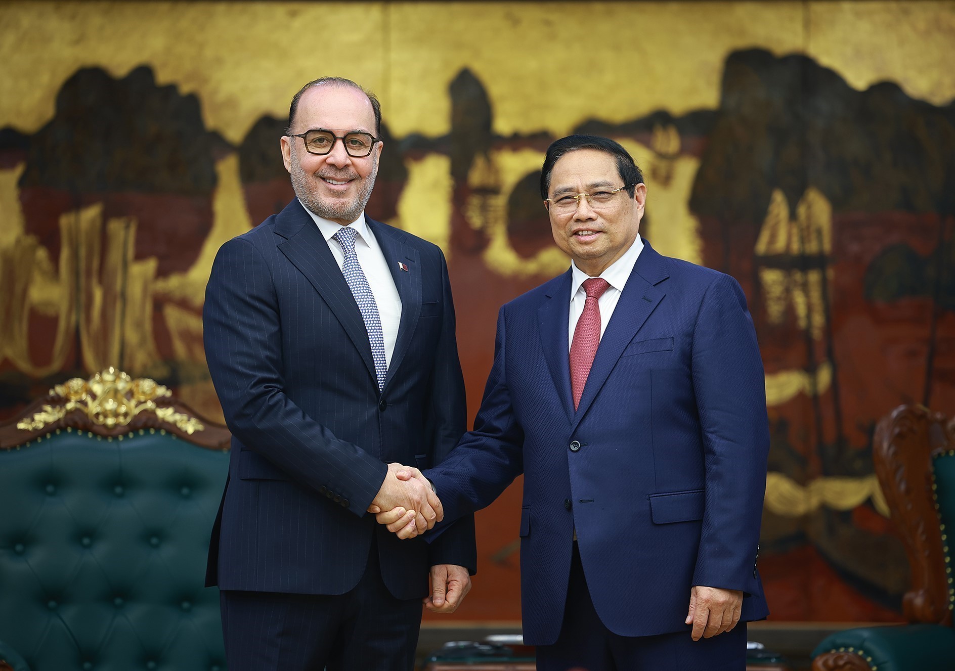 Thủ tướng Phạm Minh Chính đề nghị Qatar đẩy mạnh hợp tác năng lượng với Việt Nam