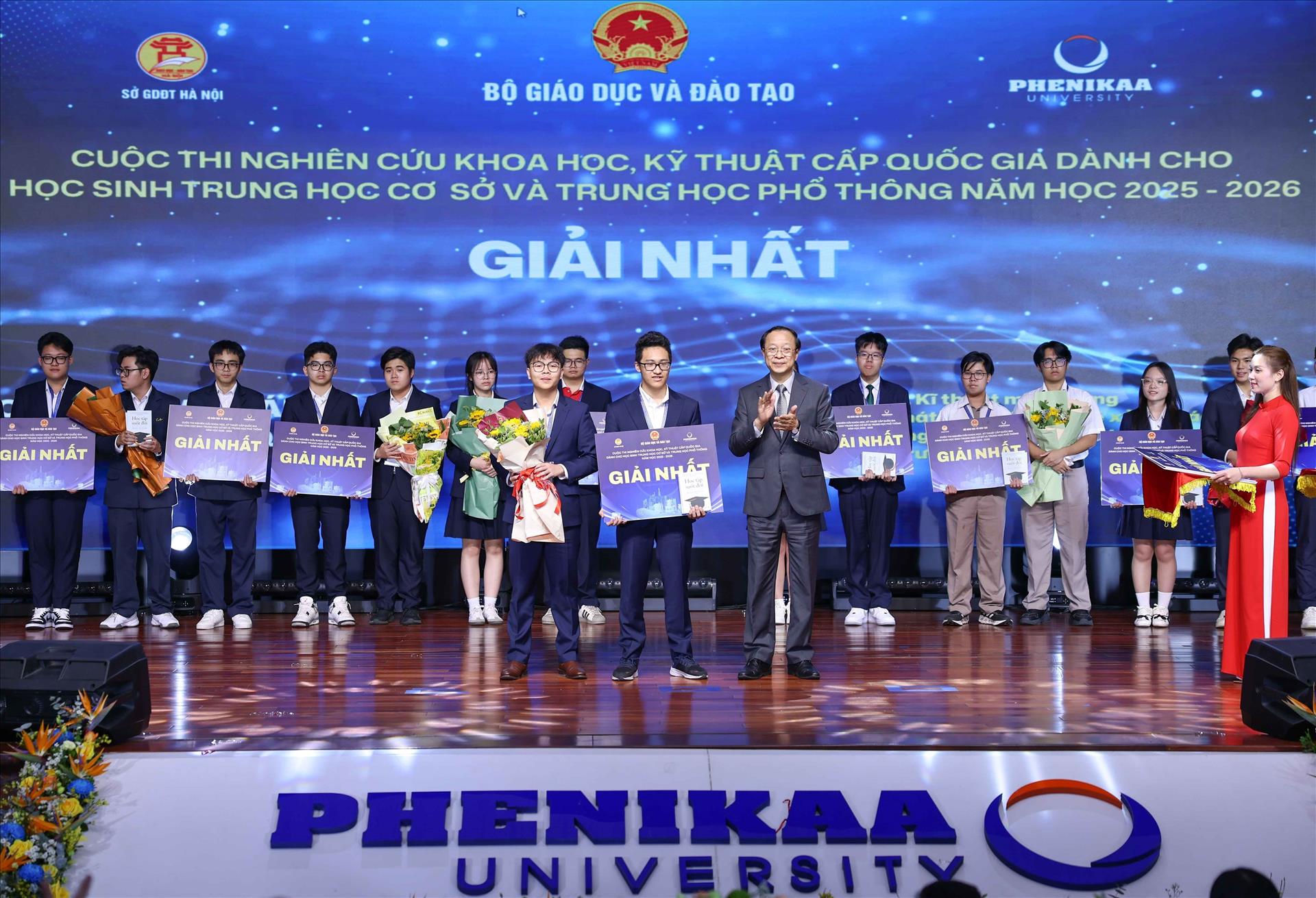 14 dự án đoạt giải Nhất Cuộc thi nghiên cứu khoa học, kỹ thuật cấp quốc gia năm học 2025-2026