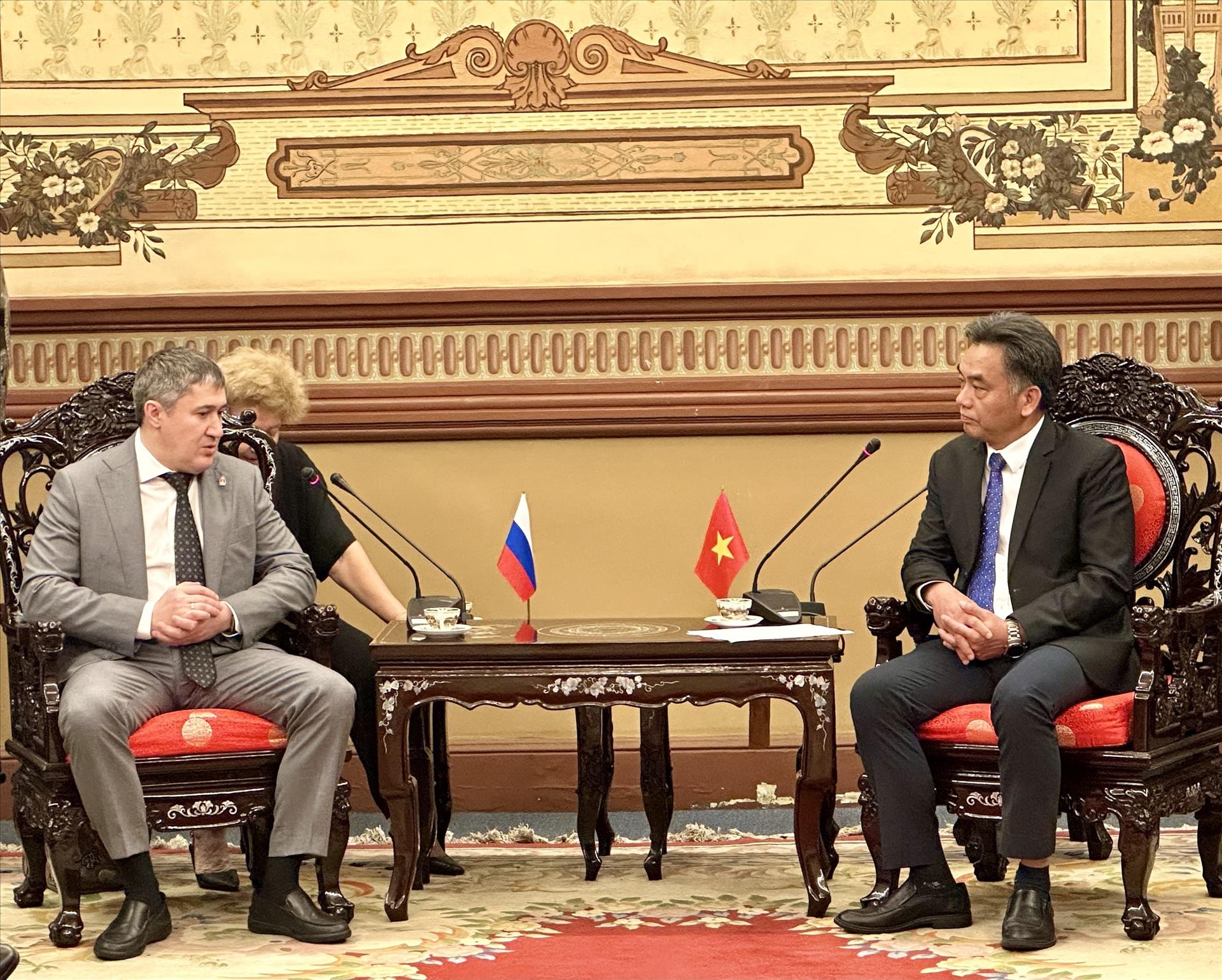 Thúc đẩy hợp tác giữa Thành phố Hồ Chí Minh với các địa phương của Liên bang Nga