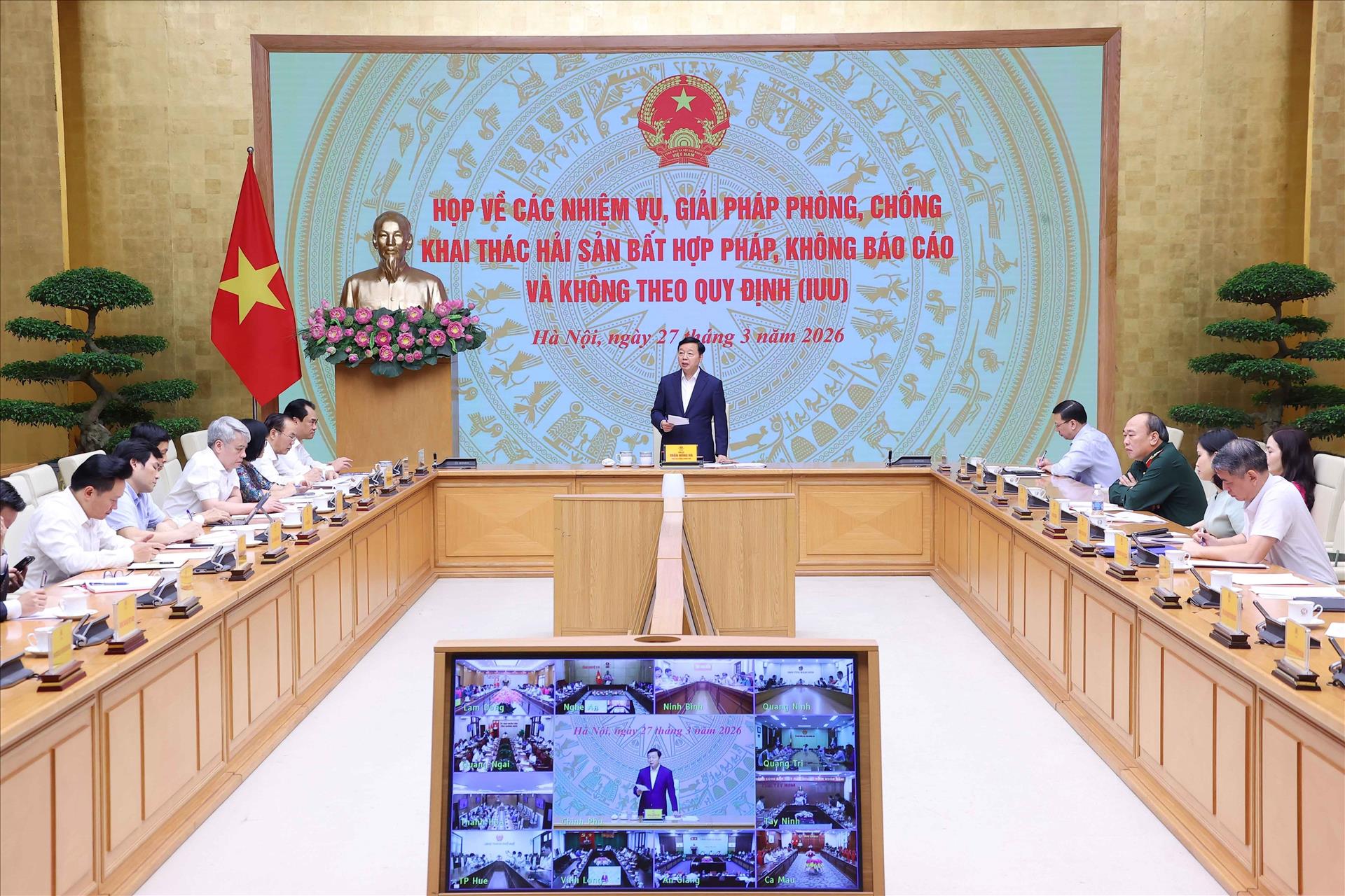 Phó Thủ tướng Trần Hồng Hà: Siết chặt quản lý, quyết liệt xử lý tồn tại trong chống khai thác IUU