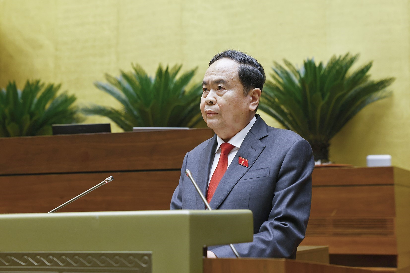 Điện và thư chúc mừng đồng chí Trần Thanh Mẫn được bầu giữ chức Chủ tịch Quốc hội khóa XVI