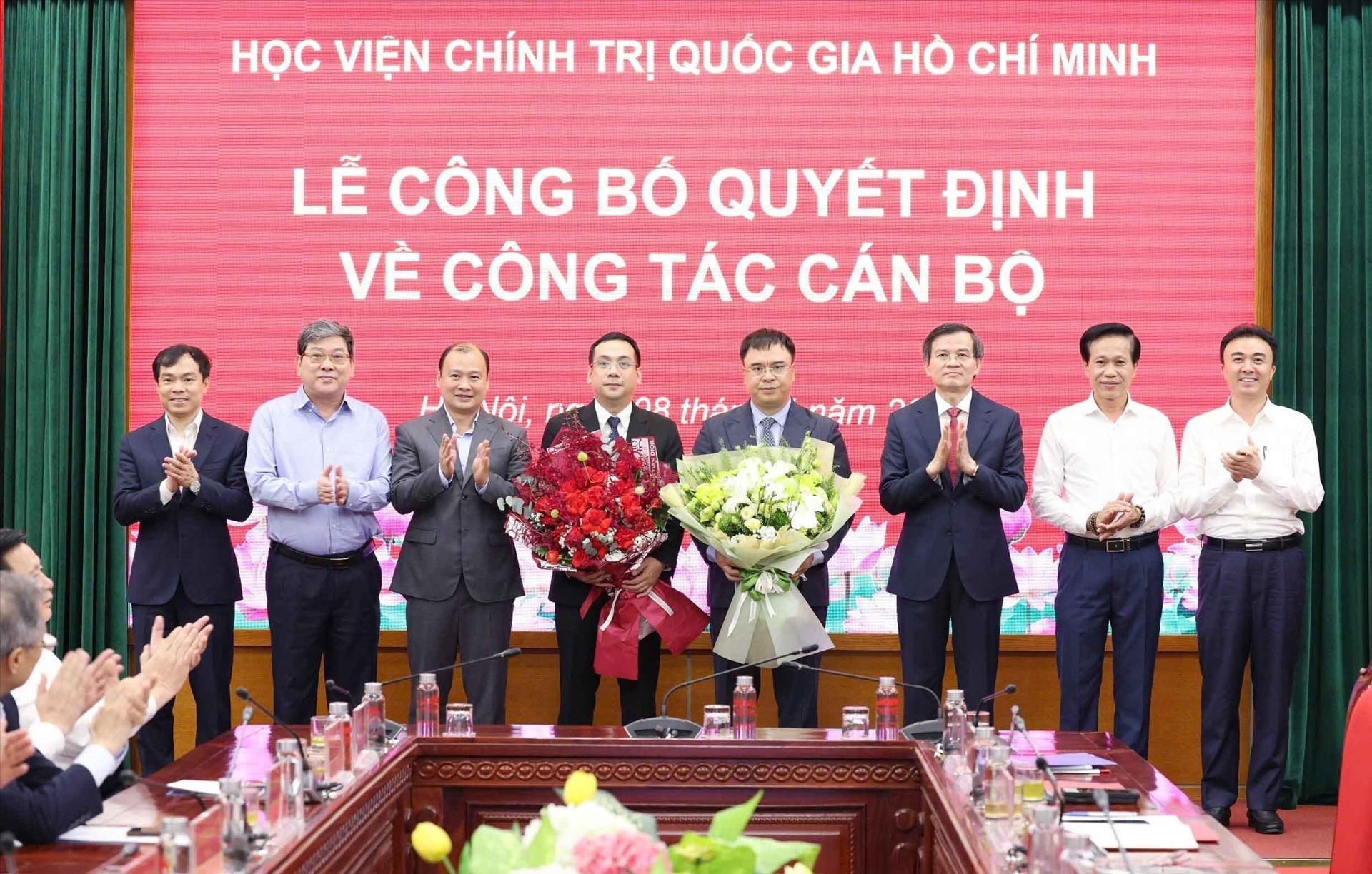 Bổ nhiệm Trợ lý, Thư ký Ủy viên Bộ Chính trị, Giám đốc Học viện Chính trị quốc gia Hồ Chí Minh