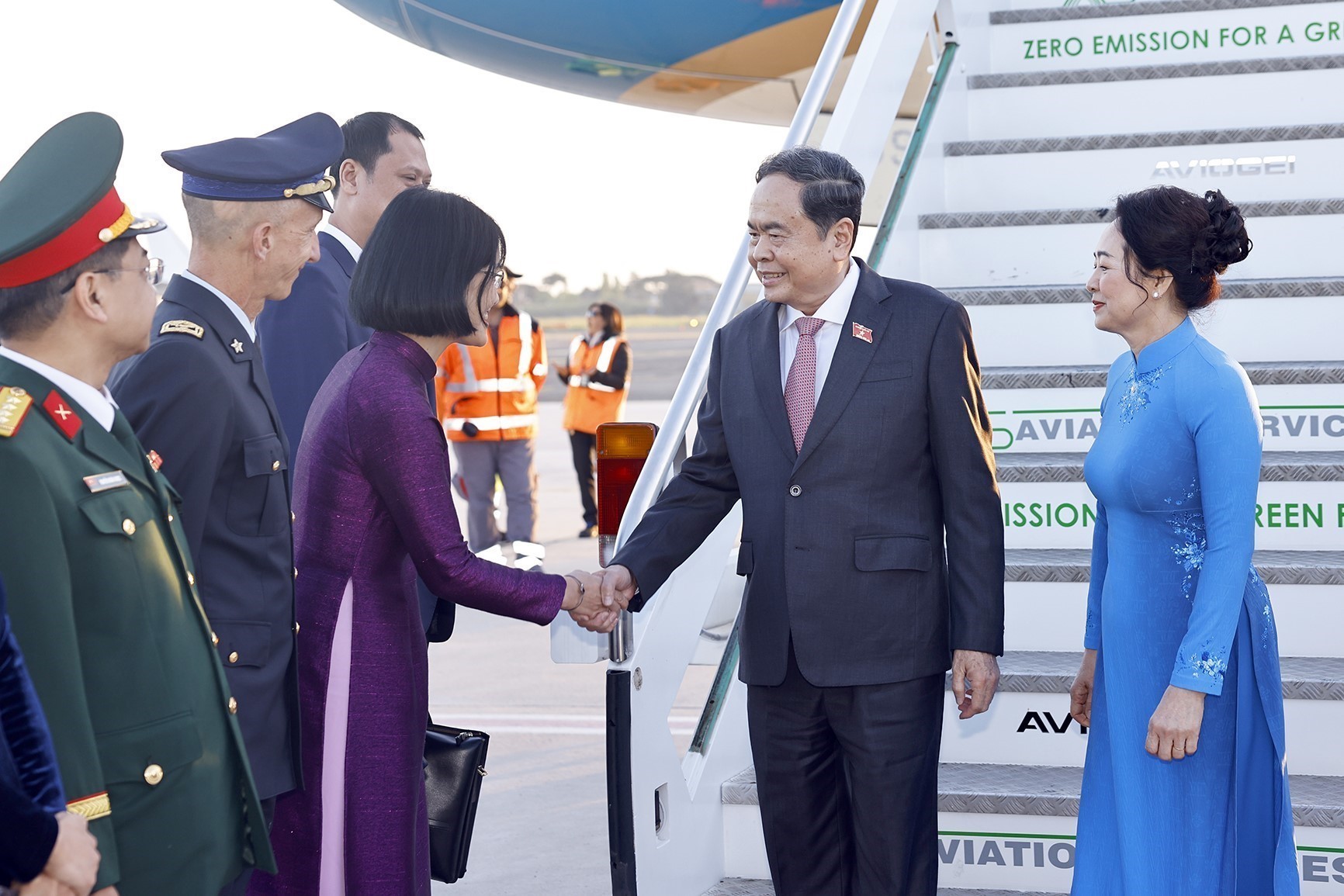 Le président de lAN du Vietnam, Tran Thanh Man, entame une visite officielle en Italie
