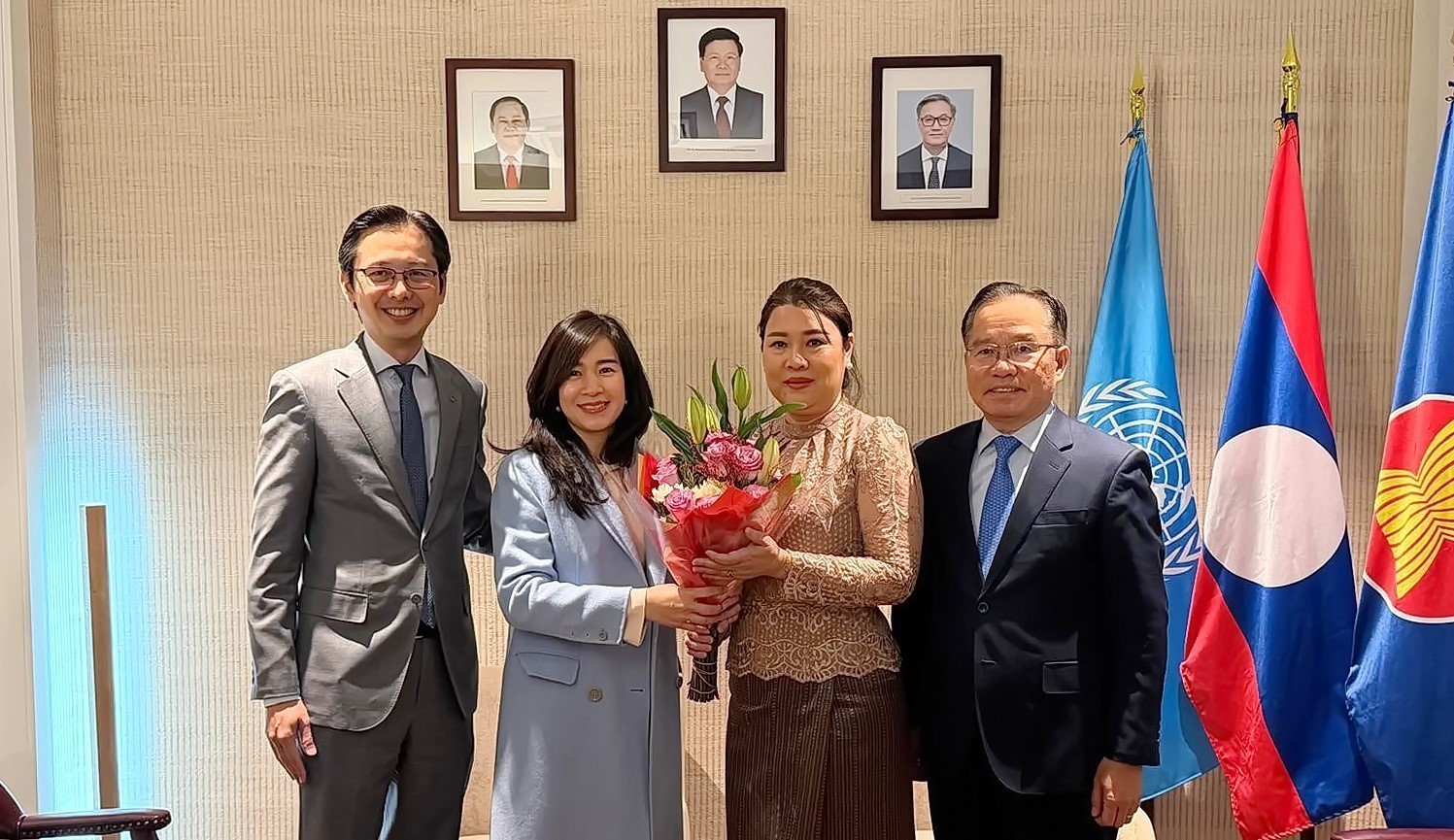 Phái đoàn Thường trực Việt Nam tại LHQ chung vui Tết cổ truyền của Lào và Campuchia