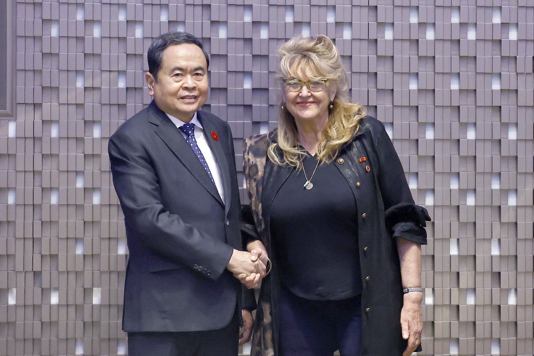 Chủ tịch Quốc hội Trần Thanh Mẫn gặp Lãnh sự danh dự Việt Nam tại Torino