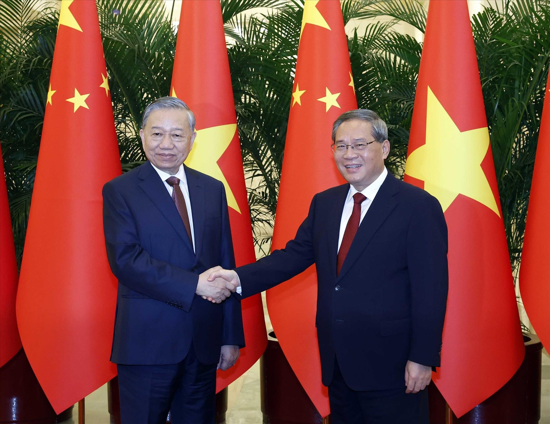 越共中央总书记、国家主席苏林会见中国国务院总理李强