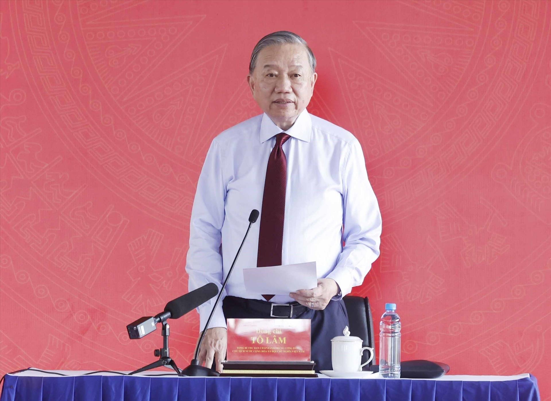 Tổng Bí thư, Chủ tịch nước Tô Lâm thăm, động viên công nhân, người lao động tại Thành phố Hồ Chí Minh