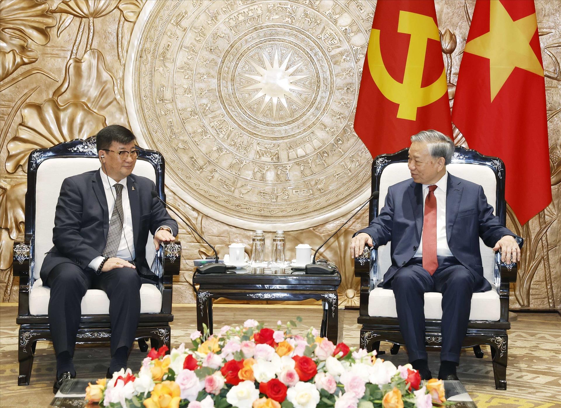 Tổng Bí thư, Chủ tịch nước Tô Lâm tiếp Đại sứ Mông Cổ 