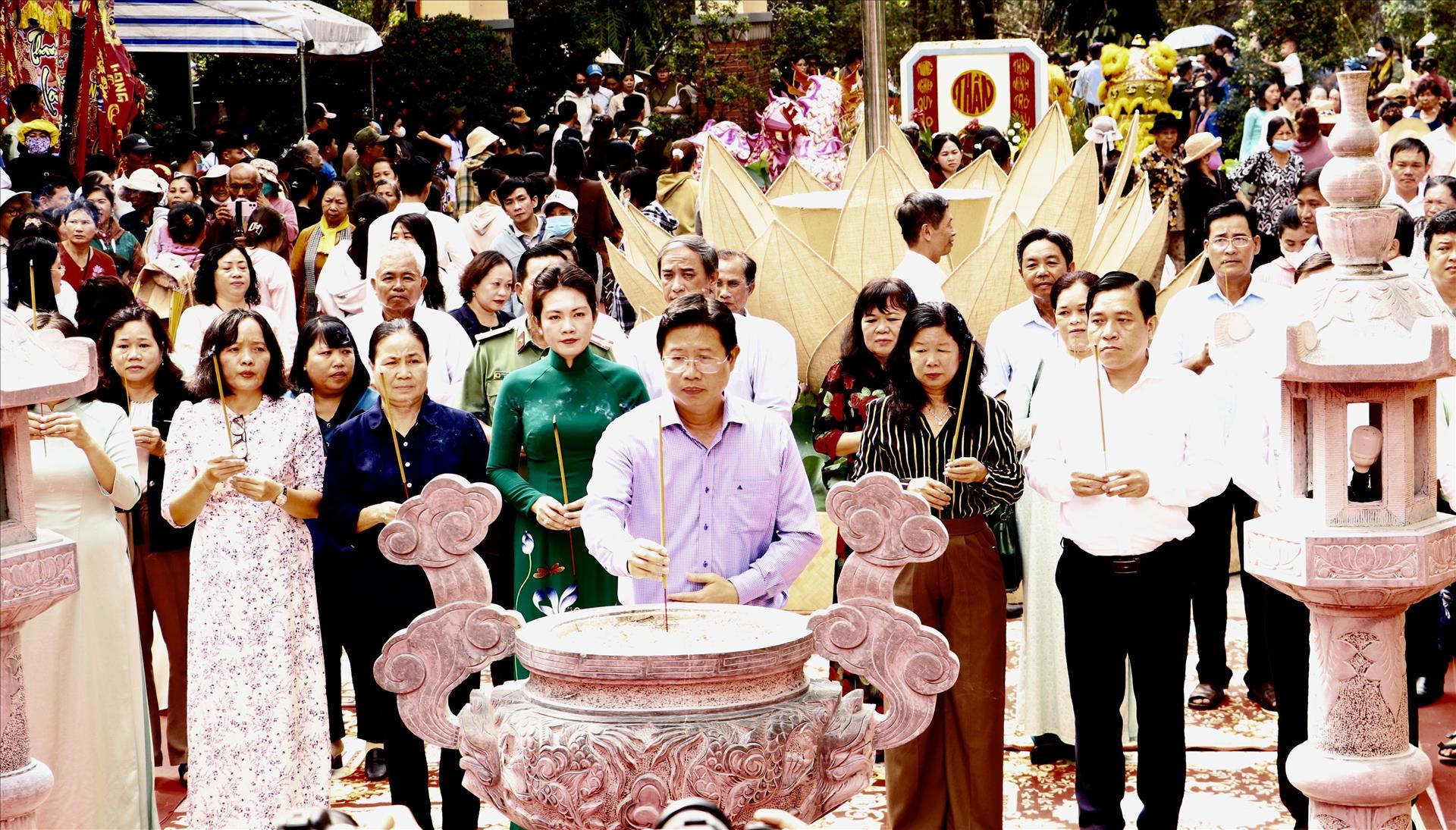 Khai mạc lễ hội vía Bà chúa Xứ Gò Tháp 2026