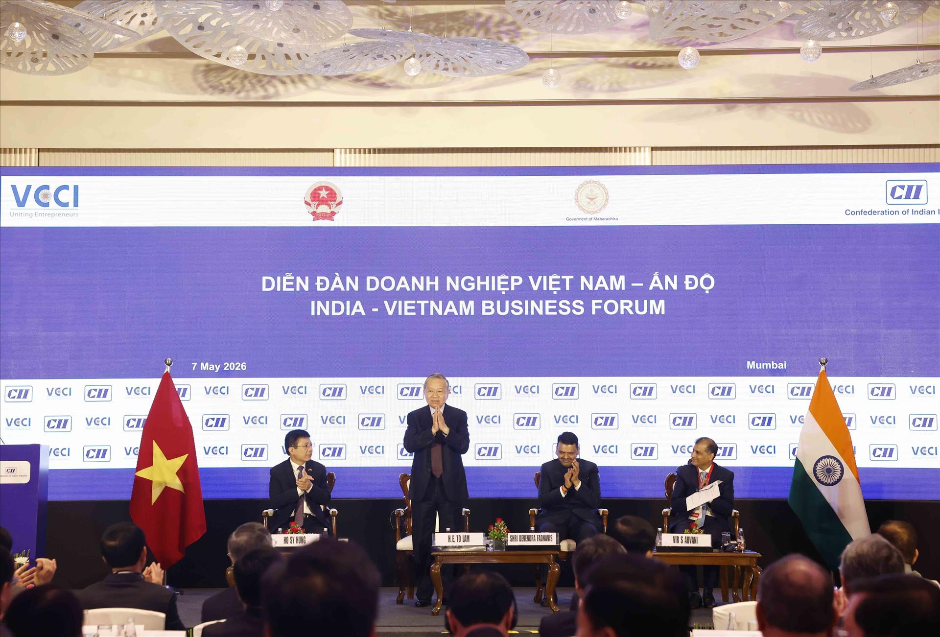 Tổng Bí thư, Chủ tịch nước Tô Lâm dự Diễn đàn doanh nghiệp Việt Nam - Ấn Độ