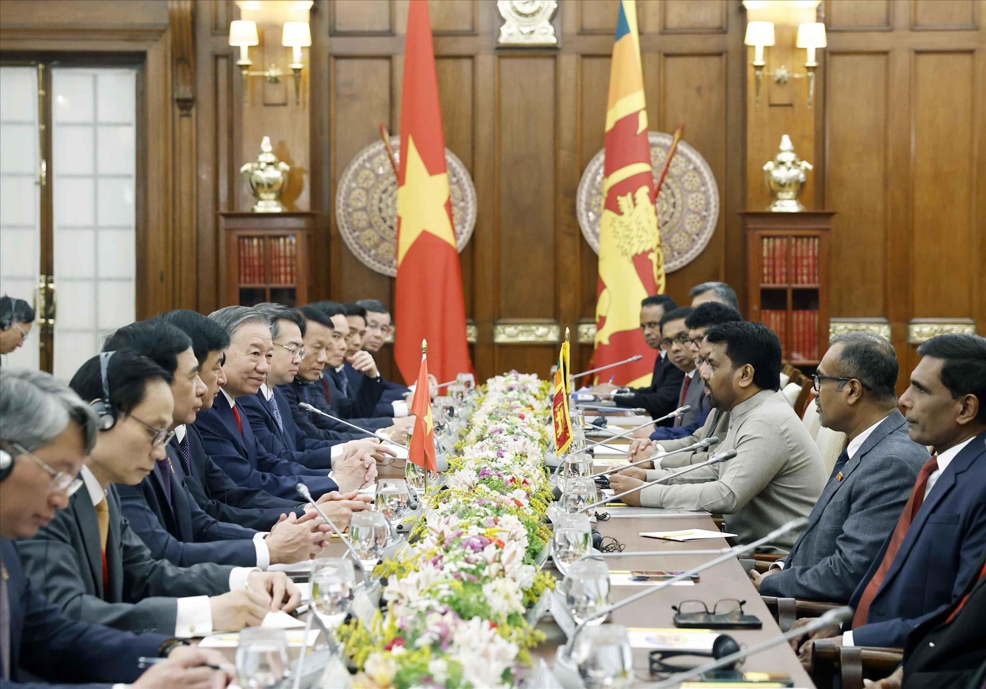 Tổng Bí thư, Chủ tịch nước Tô Lâm hội đàm với Tổng thống Sri Lanka Anura Kumara Dissanayake