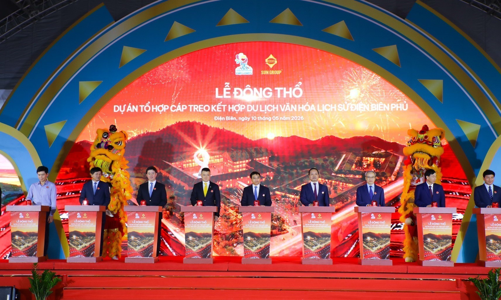 Khởi động dự án tổ hợp cáp treo kết hợp du lịch văn hóa lịch sử Điện Biên Phủ