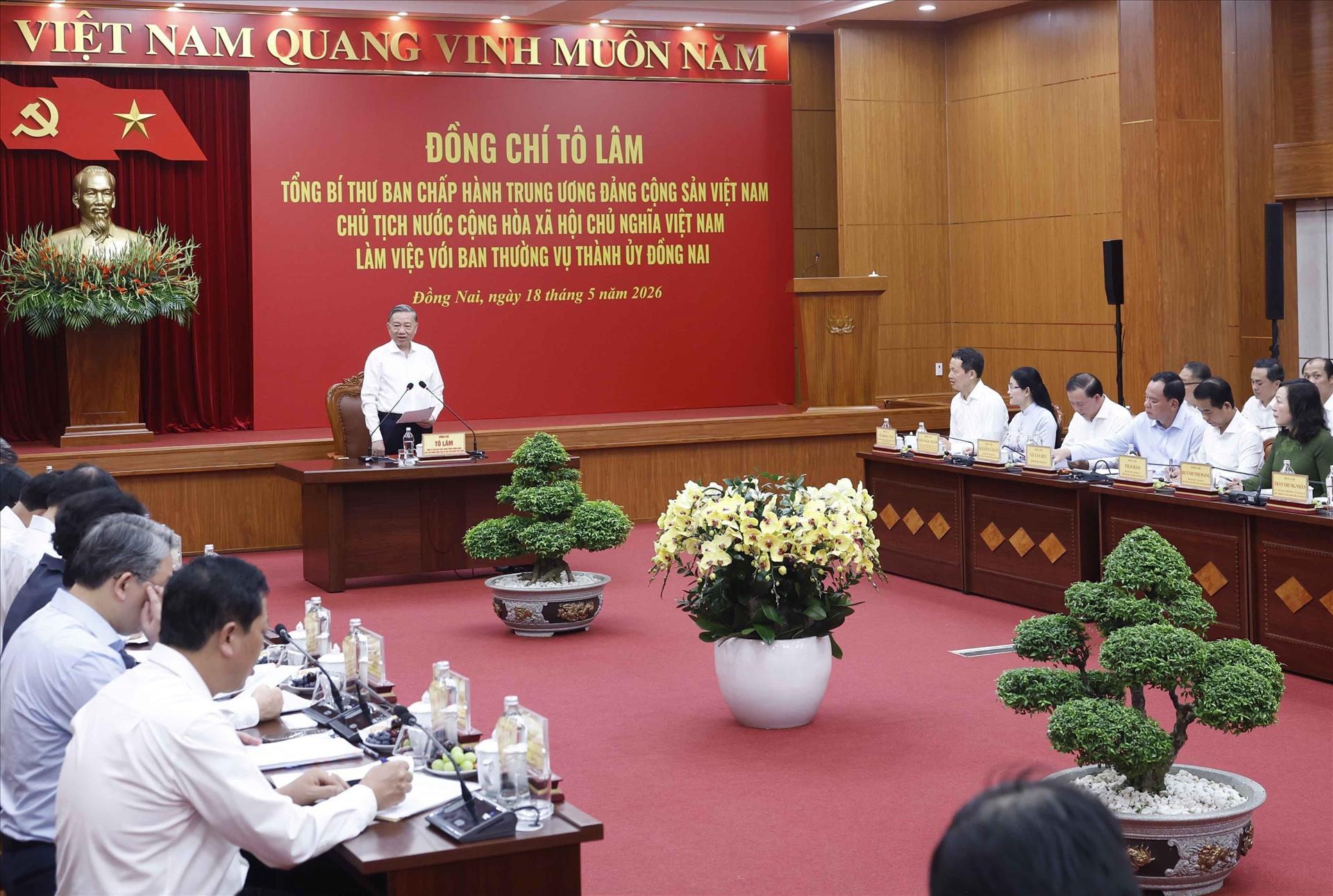 Tổng Bí thư, Chủ tịch nước Tô Lâm: Kiến tạo mô hình tăng trưởng mới, đưa Đồng Nai vượt khỏi giới hạn trung tâm công nghiệp truyền thống