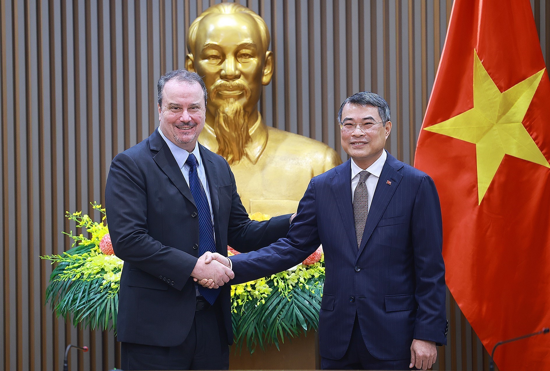 Thủ tướng Lê Minh Hưng tiếp Phó Đại diện Thương mại Hoa Kỳ