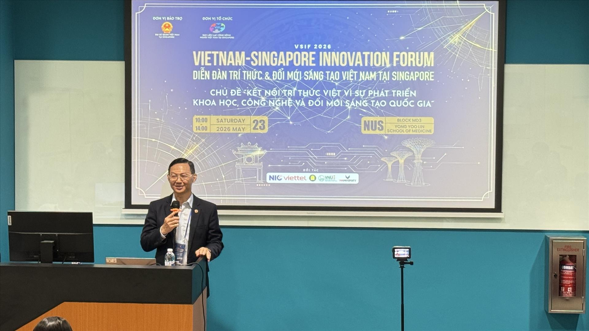 Động lực vươn tầm trong khoa học công nghệ và đổi mới sáng tạo Việt Nam tại Singapore