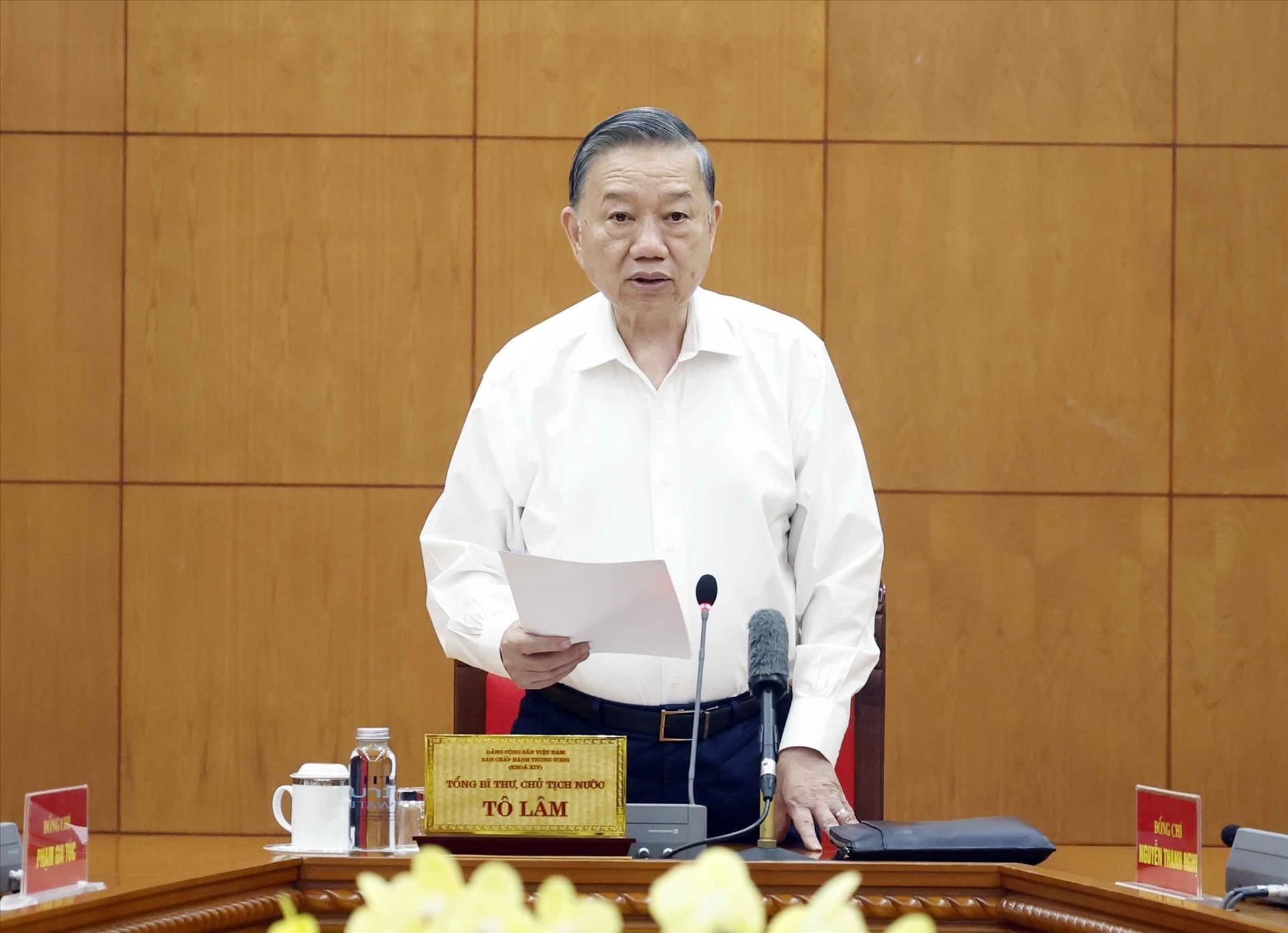 トー・ラム書記長・国家主席：気候変動の課題を発展の原動力に