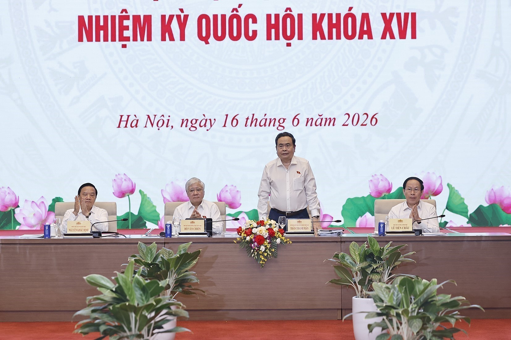 Chủ tịch Quốc hội Trần Thanh Mẫn chủ trì Hội nghị triển khai Định hướng lập pháp nhiệm kỳ khóa XVI