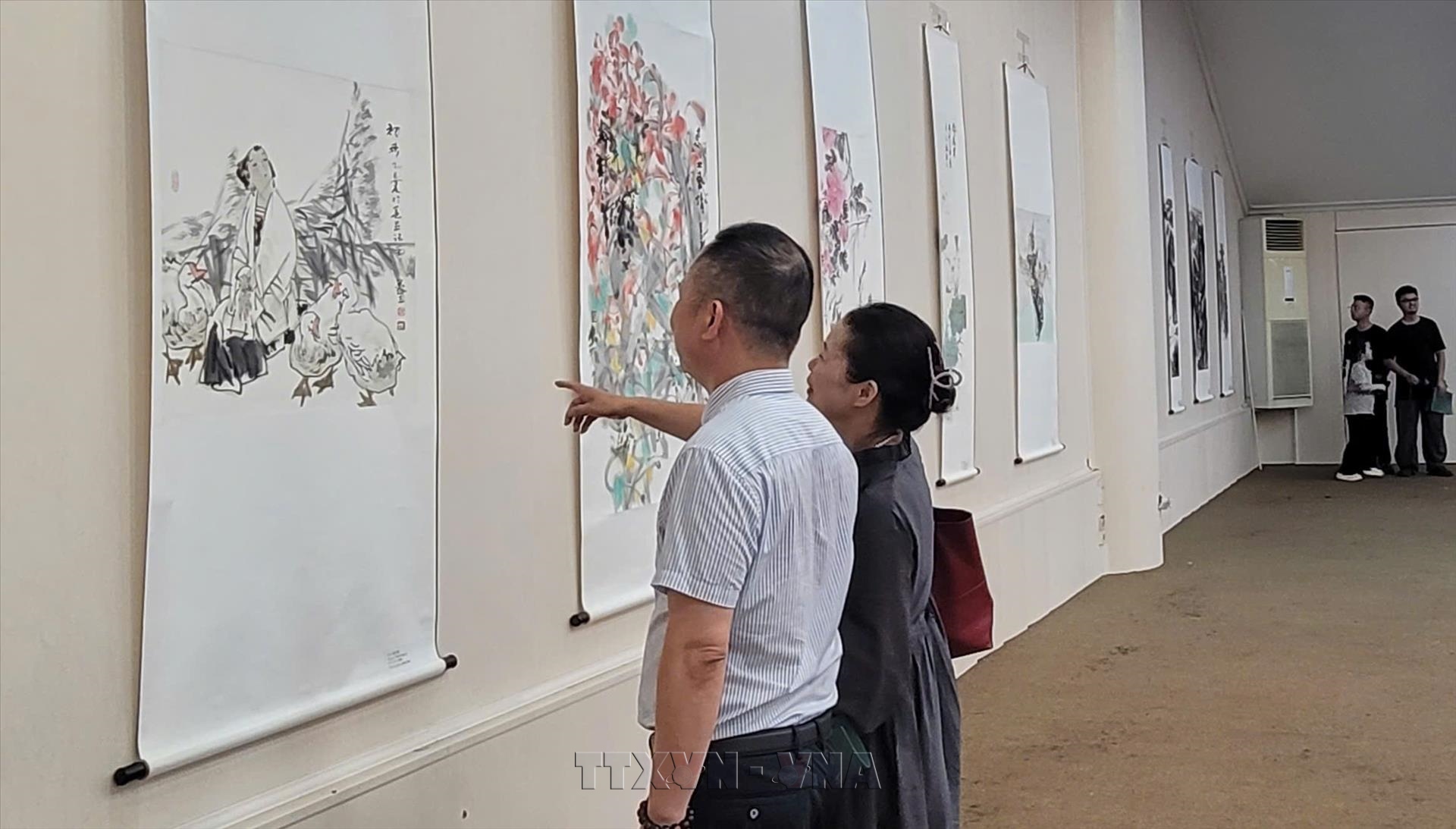 漓江画派中国画精品东盟国家巡展（越南站）开展