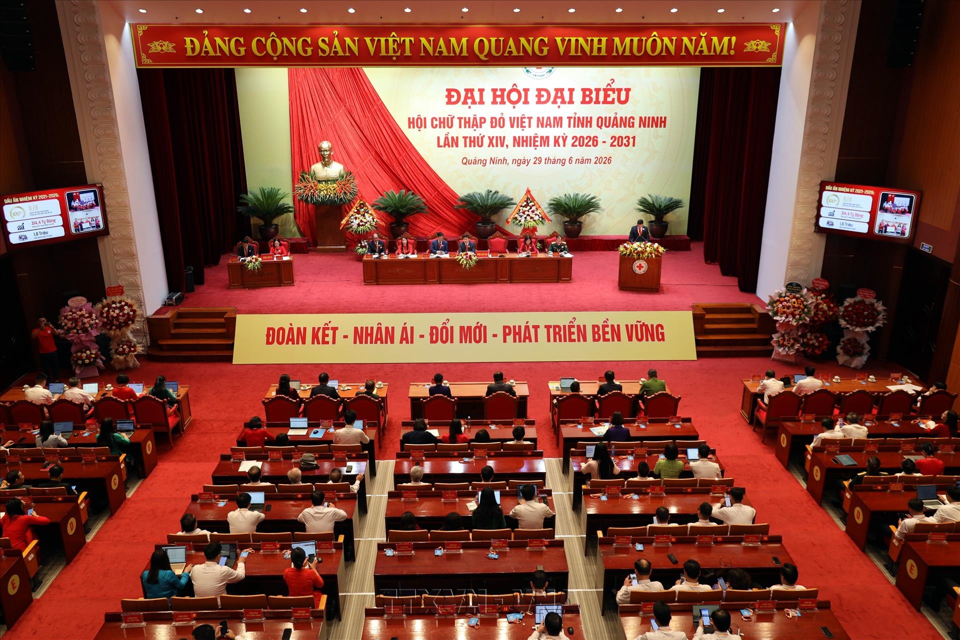 Ông Lý Văn Thành tái cử chức Chủ tịch Hội Chữ thập đỏ tỉnh Quảng Ninh