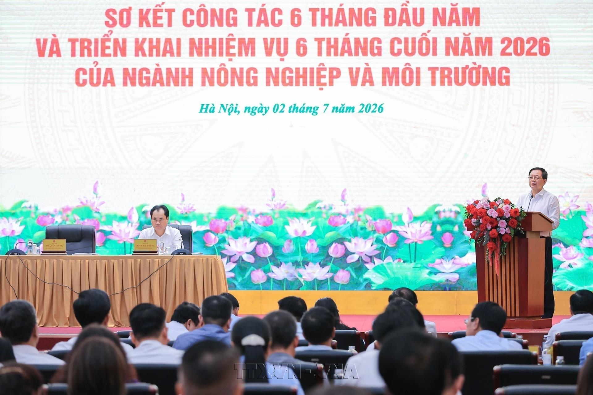 Phó Thủ tướng Hồ Quốc Dũng: Hoàn thiện thể chế, đẩy mạnh chuyển đổi số toàn ngành Nông nghiệp và Môi trường