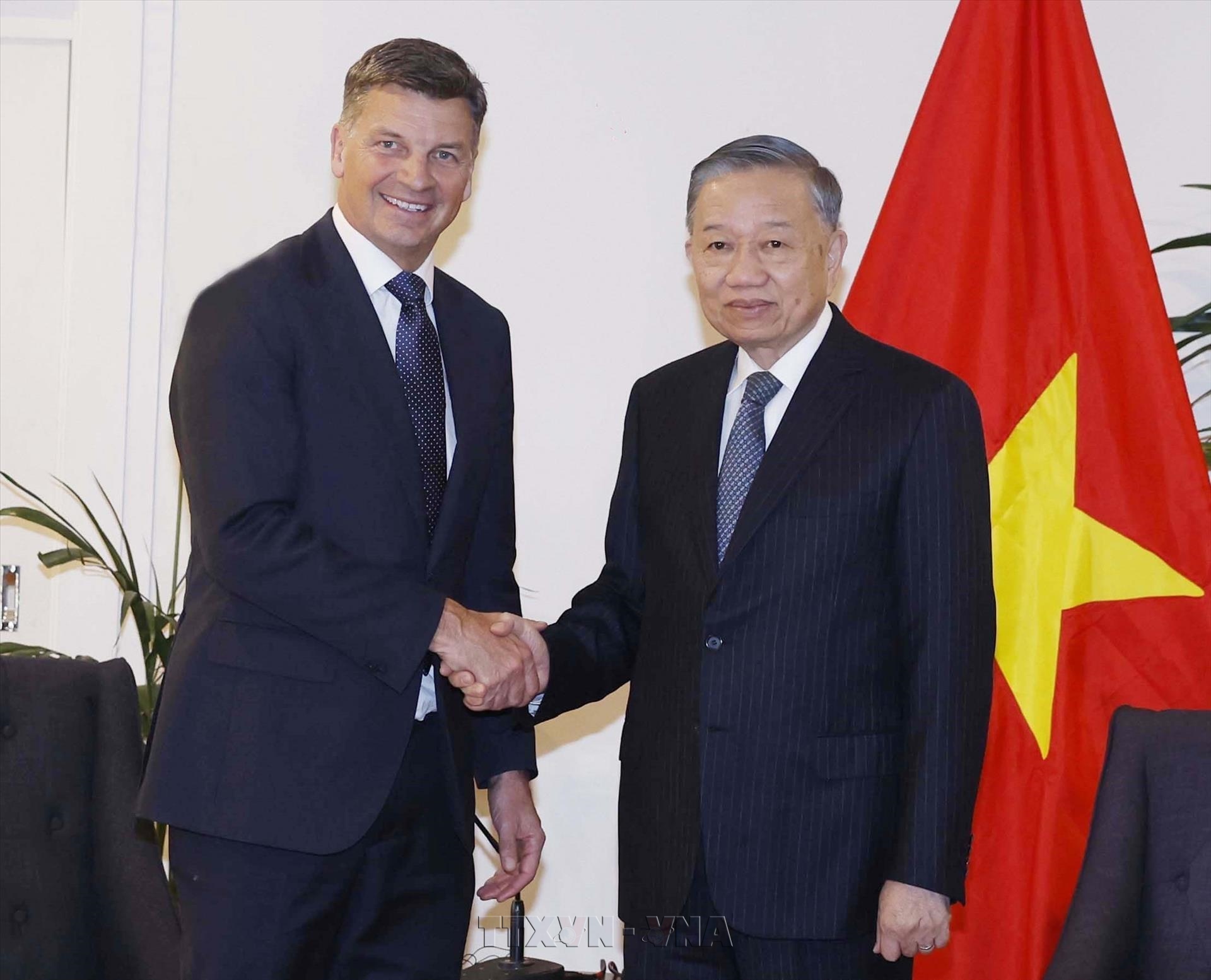 Máximo dirigente de Vietnam se reúne con el líder de la Coalición Liberal-Nacional de Australia