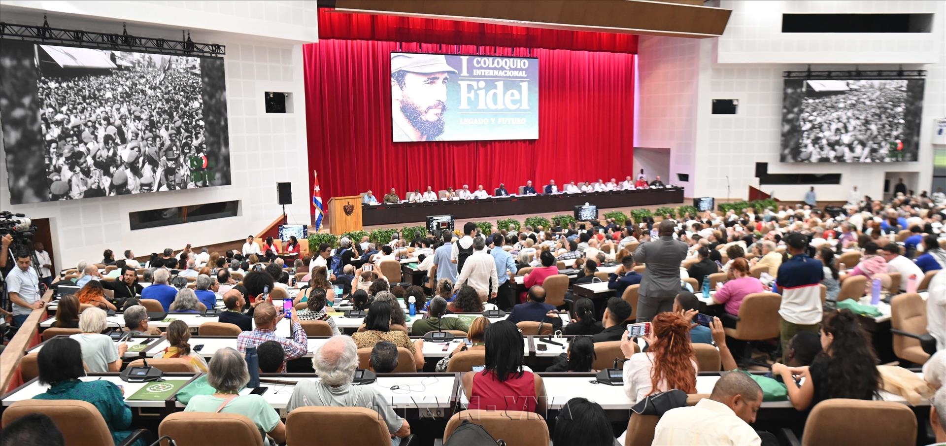Delegación del PCV participa en seminarios internacionales por el centenario del natalicio de Fidel Castro