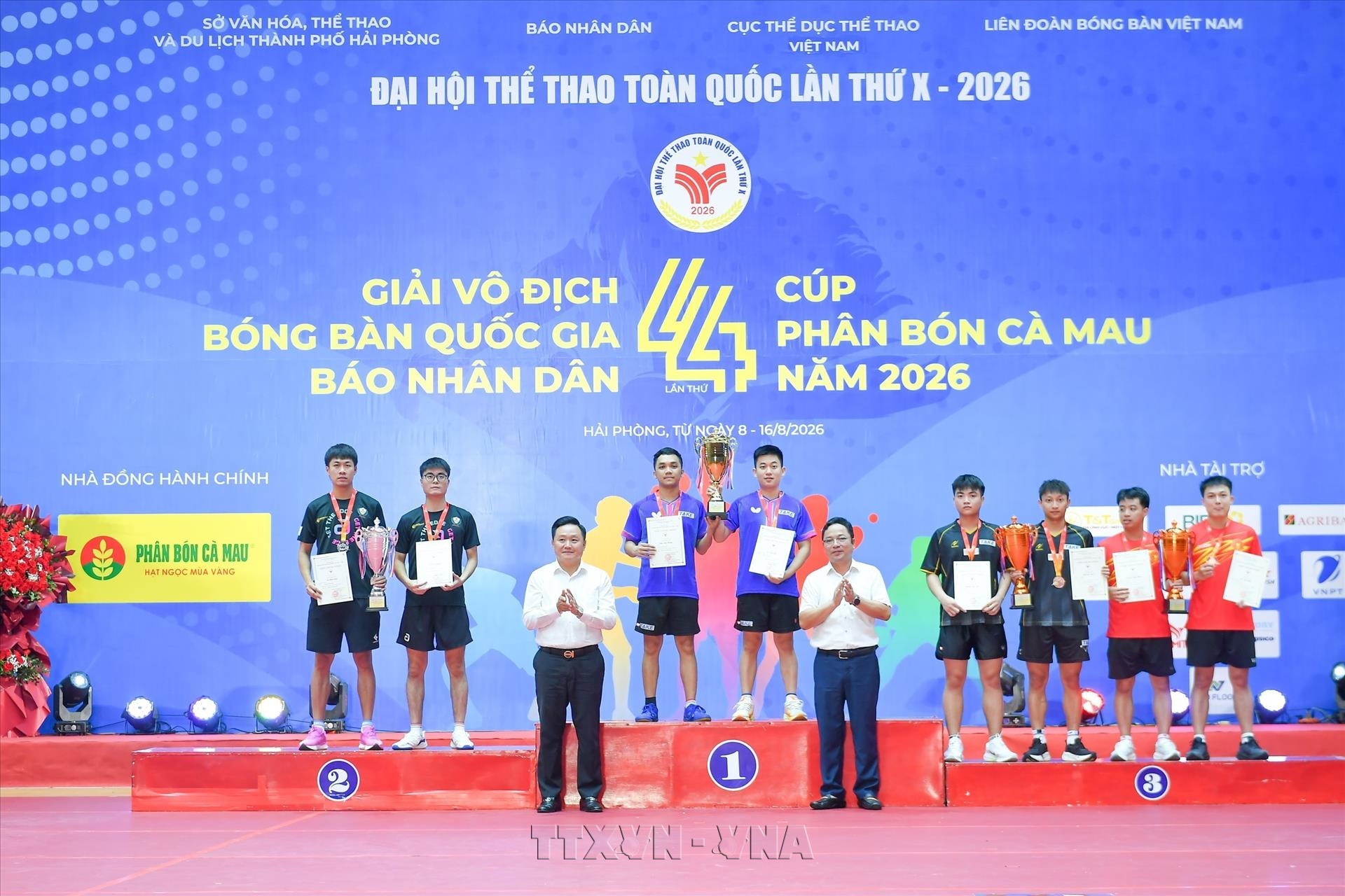 Bế mạc Giải vô địch bóng bàn quốc gia Báo Nhân Dân lần thứ 44