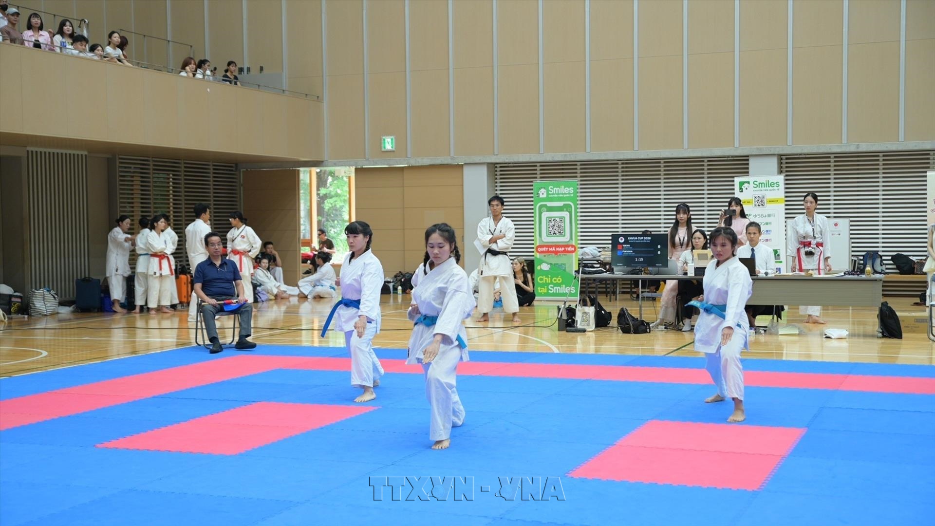 Sôi động Giải Karate người Việt tại Nhật Bản