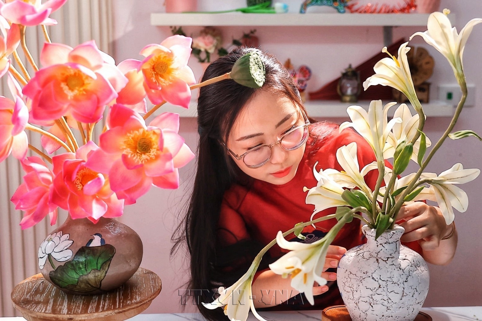 Độc đáo bánh Trung thu nở hoa
