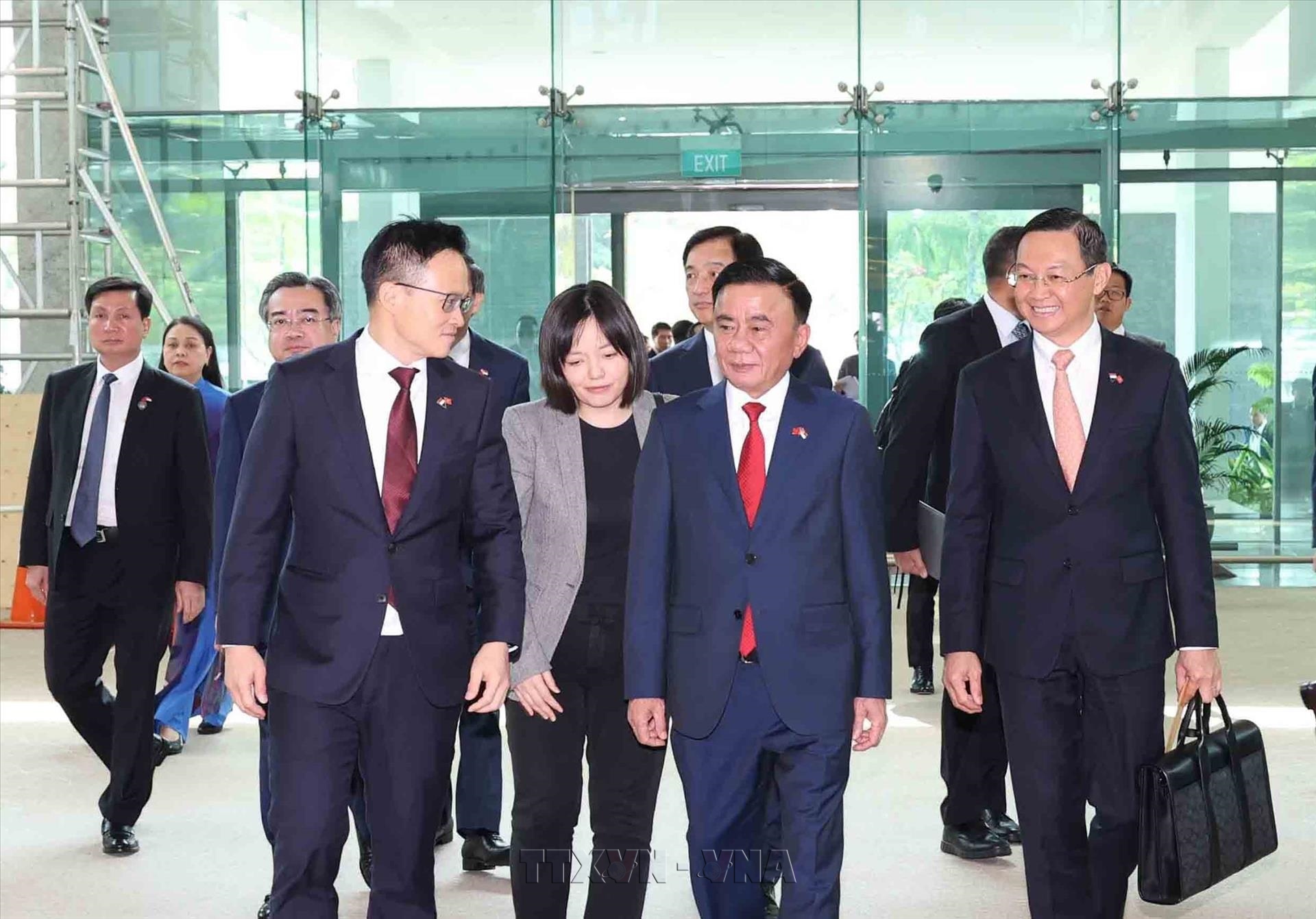 Ủy viên Bộ Chính trị, Thường trực Ban Bí thư Trần Cẩm Tú kết thúc tốt đẹp chuyến thăm chính thức Singapore