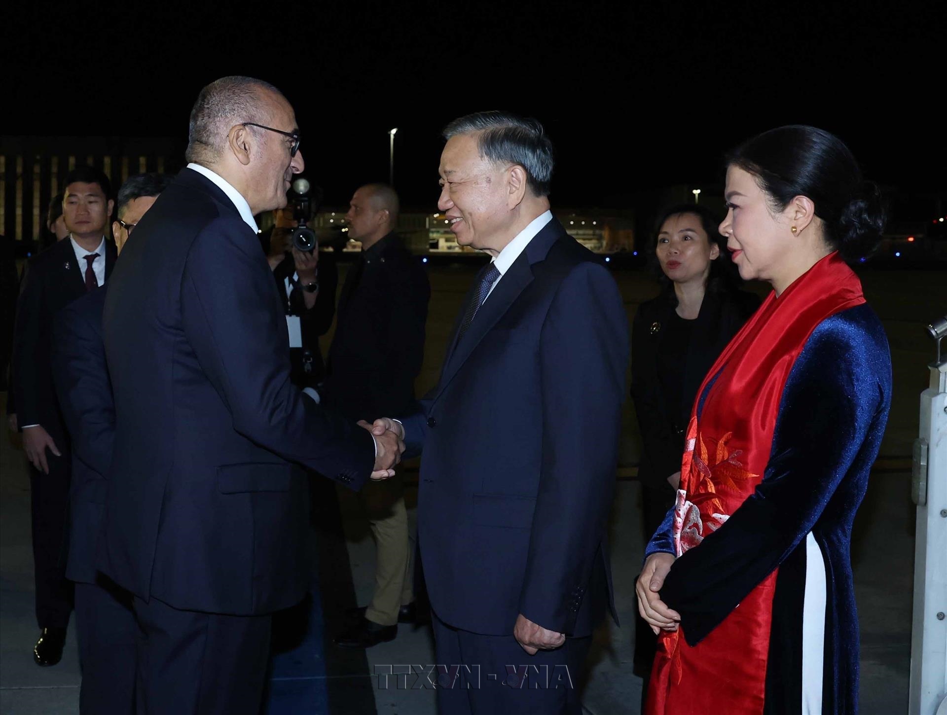 Tổng Bí thư, Chủ tịch nước Tô Lâm bắt đầu thăm chính thức Cộng hòa Pháp và dự Hội nghị Thượng đỉnh Không gian vũ trụ tại Paris