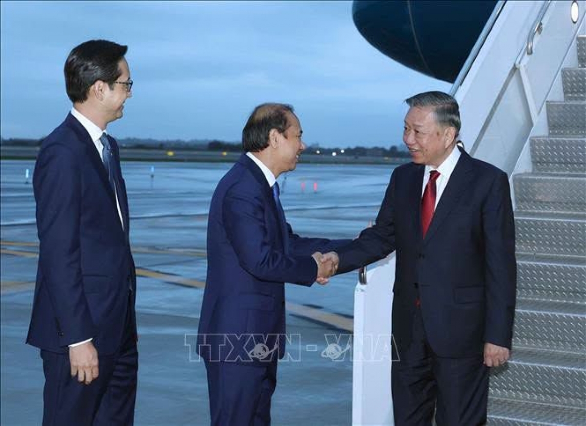 トー・ラム書記長・国家主席　第81回国連総会出席のためニューヨーク到着